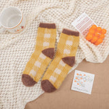 MID TUBE WINTER WARM PLUSH SLEEPING SOCKS_CWMS0969