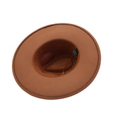 ETHNIC STYLE WOOL BLEND FEDORA HAT MEN WOMEN_CWAH04379