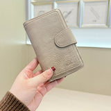 New Forest Style Retro Vertical Zipper Wallet_Cwab06250