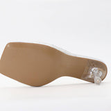 SIMPLE SOLID COLOR RHINESTONE HIGH HEELS_CWSHS0574