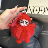 CUTE PLUSH DOLL CAR KEYCHAIN BAG PENDANT GIFT_CWMM2499