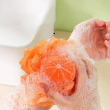 BATH POUF CUTE FRUIT BATH BALL FOAMING TENNIS BALL_CWMM3355