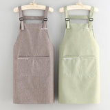 FABRIC COATING SOLID COLOR APRON WITH POCKETS BULK_CWMM2037