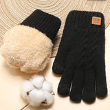 Thick Double-Layer Knitted Gloves_Cwag0116