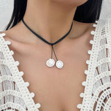 BEACH ALL MATCH SHELL TASSEL NECKLACE_CWAJE1821