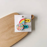 CHILDRENS NEW GEOMETRIC COLOR MATCHING HAIRPIN_CWAHA1813