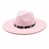 Women Fashion Casual Big Felt Hat Jazz Hat_Cwah0843