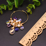 LUXURY VINTAGE NATURAL FRESHWATER PEARL EARRINGS_CWAJE3786