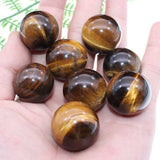 NATURAL TIGER EYE CRYSTAL BALL SET_CWMM8129