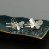 DELICATE BUTTERFLY HAIR CLAW SMALL SIDE BANG CLIP_CWAHA4667