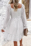 Temperament Casual Polka Dot Dress_Cwdsd2818