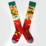 COLORFUL BOOT SOCK LEG WARMER HIGH SOCKS_CWMS0177