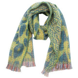 LEOPARD JACQUARD SCARF FRINGE WINTER WRAP_CWASC0872