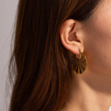 NEW IRREGULAR GEOMETRIC SECTOR EARRINGS_CWAHA0924