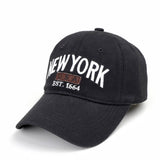 SOFT TOP BASEBALL CAP EMBROIDERED LETTER SUN HAT CWAH1535