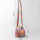 BOHEMIAN PRINT BUCKET BAG SHOULDER BAG_CWAB1995