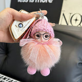 CUTE PLUSH DOLL CAR KEYCHAIN BAG PENDANT GIFT_CWMM2499