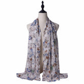 BREATHABLE THIN PEARL CHIFFON PRINTED HEADSCARF_CWASC2445