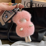 CUTE PLUSH LAMB CAR KEYCHAIN BAG PENDANT GIFT_CWMM2540