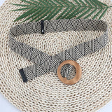 Cwabe1176_Round Wooden Buckle Pp Straw Woven Belt