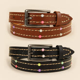 ETHNIC STYLE HANDMADE STRING COLORFUL BEAD BELT_CWMM3950