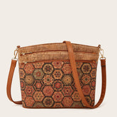 RETRO PRINT ETHNIC STYLE SHOULDER BAG_CWAB2634