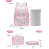 BACKPACKS FOR SCHOOL DONUT 3 PIECE SET GIRLS_CWAB5458