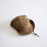 FASHIONABLE CHILDRENS SOLID COLOR BUCKET HAT_CWAH2858