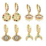 DEVILS EYE PENDANT EARRINGS_CWAJE0993