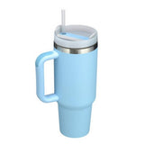 40OZ INSULATED TUMBLER WITH HANDLE STRAW CAR CUP_CWMM7900