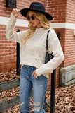 Solid Color Fashion Long-Sleeved Pullover Sweater