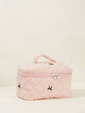 Large-Capacity Set Of Embroidered Bow Handbag
