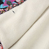 SINGLE BREASTED FLORAL PRINT QUILTED JACKET_CWOJA1564