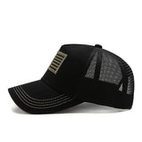 SUMMER MESH HAT EMBROIDERED BASEBALL CAP_CWAH0947