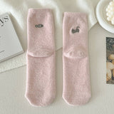 AUTUMN AND WINTER CUTE VELVET SLEEPING SOCKS_CWMS1054