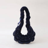 Winter Pleated Shoulder Bag Fashionable Plush Bag_Cwab3953