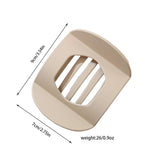 Cwaha07422_Flat Hair Claw Clip For Women Bun Updo