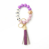 SILICONE BEAD BRACELET KEYCHAIN FOR WOMEN_CWMM7005