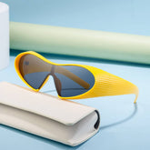 FASHION SPORTS ONE PIECE SPECIAL SHAPED SUNGLASSES_CWASG0725