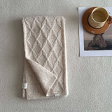 RETRO KNIT SCARF WOOL BLEND REVERSIBLE WRAP_CWASC2355