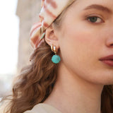 Trendy Summer Ocean Shell Earrings Stainless Steel