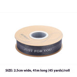 2 5CM FLOWER PACKAGING RIBBON BOW RIBBON_CWMM5784