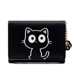 Cute Kitten Patterned Zippered Wallet_Cwab1626
