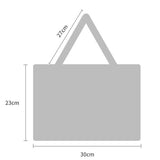 CHECKERBOARD FLORAL KNITTED SHOULDER BAG_CWAB2391