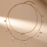 FRESHWATER PEARL NECKLACE 18K GOLD PLATED NECKLACE_CWMM3637