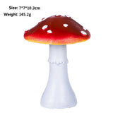 REALISTIC MUSHROOM RESIN GARDEN DECOR_CWAJE5291