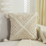 BOHO TUFTED EMBROIDERED PILLOW COVER FOR SOFA BED_CWMM7696