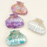 2 SMALL SHELL HAIR CLAW CLIP FOR BACK HAIR_CWAHA0653