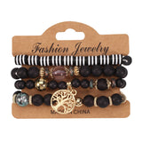 HAND BEADED BOHEMIAN TREE OF LIFE BRACELET_CWAJE2220