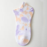 Women Tie-Dye Anti-Drop Heel Socks_Cwms0257